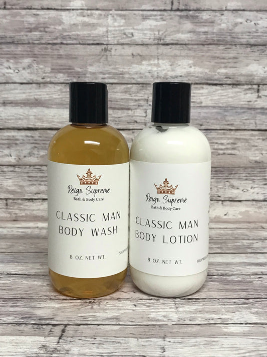 CLASSIC MAN BODY WASH & LOTION SET