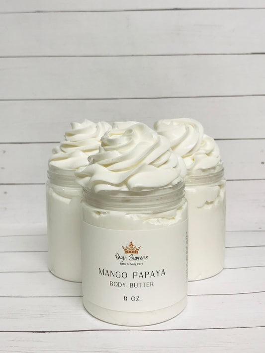 MANGO PAPAYA BODY BUTTER 8 OUNCE