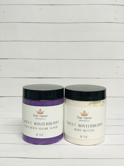 SUGAR SCRUB AND BODY BUTTER SET