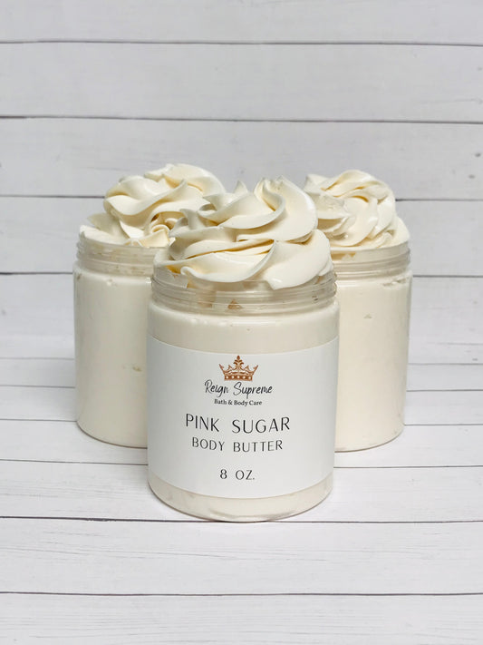 PINK SUGAR BODY BUTTER 8 OUNCE